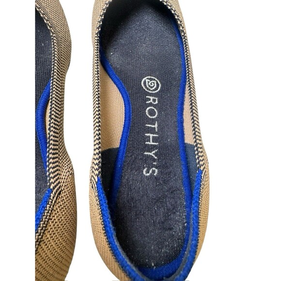 Rothy's The Point Toe Flats Retired Limited Edition Dune Cap Edition Size 7 - Picture 12 of 14